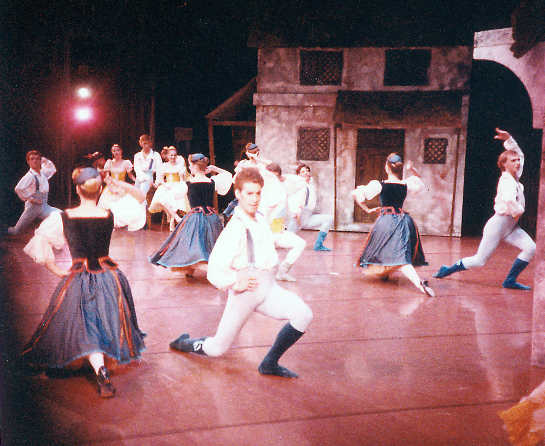 Paul Reich performing in the Alberta Ballet production of Coppelia in 1985.