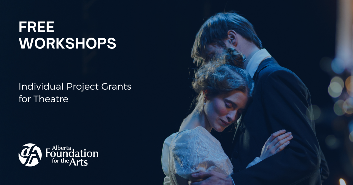 Link to Upcoming Individual Project Grant workshops for Theatre 