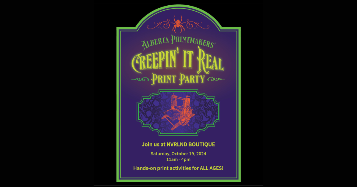 Link to CREEPIN' IT REAL: Printmaking Event