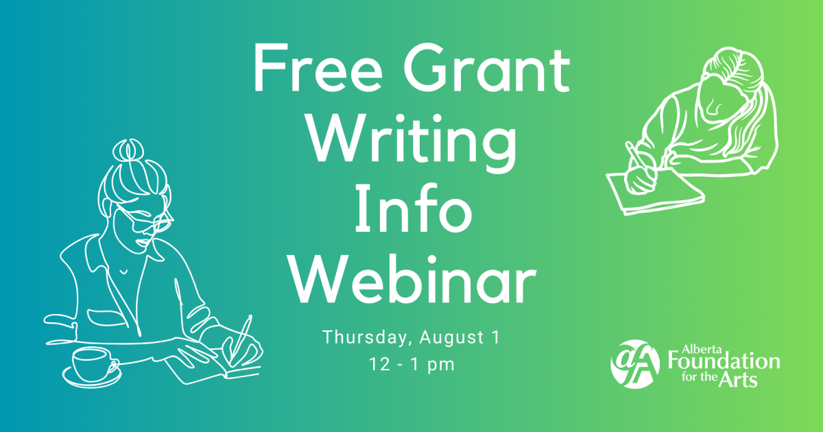 Link to August 1st free grant writing info webinar