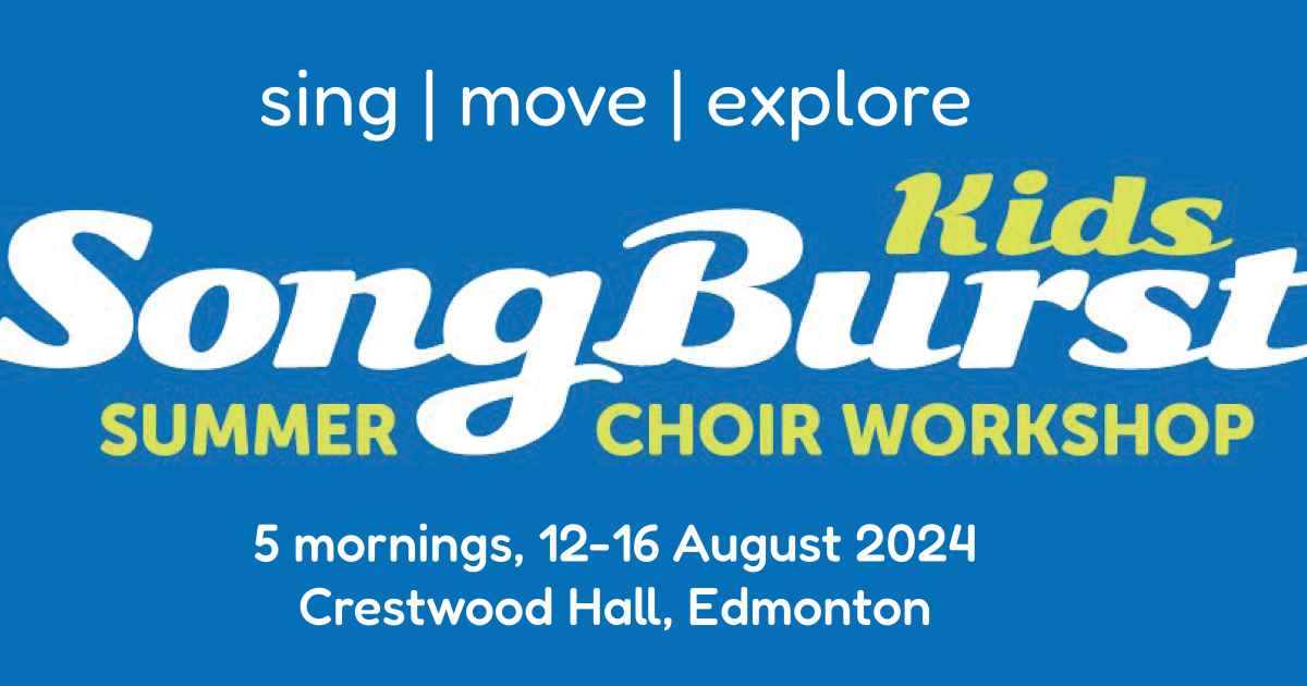 Link to Register Now for SongBurst KIDS Summer Choir Workshop!