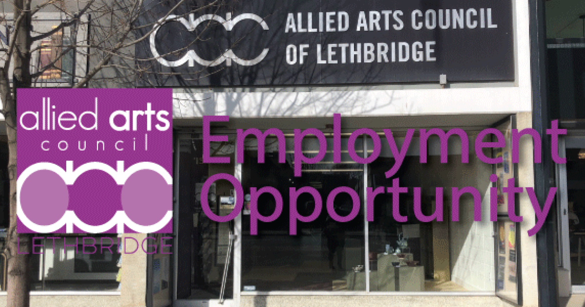 Link to Job Opportunity: Public Art Coordinator in Lethbridge