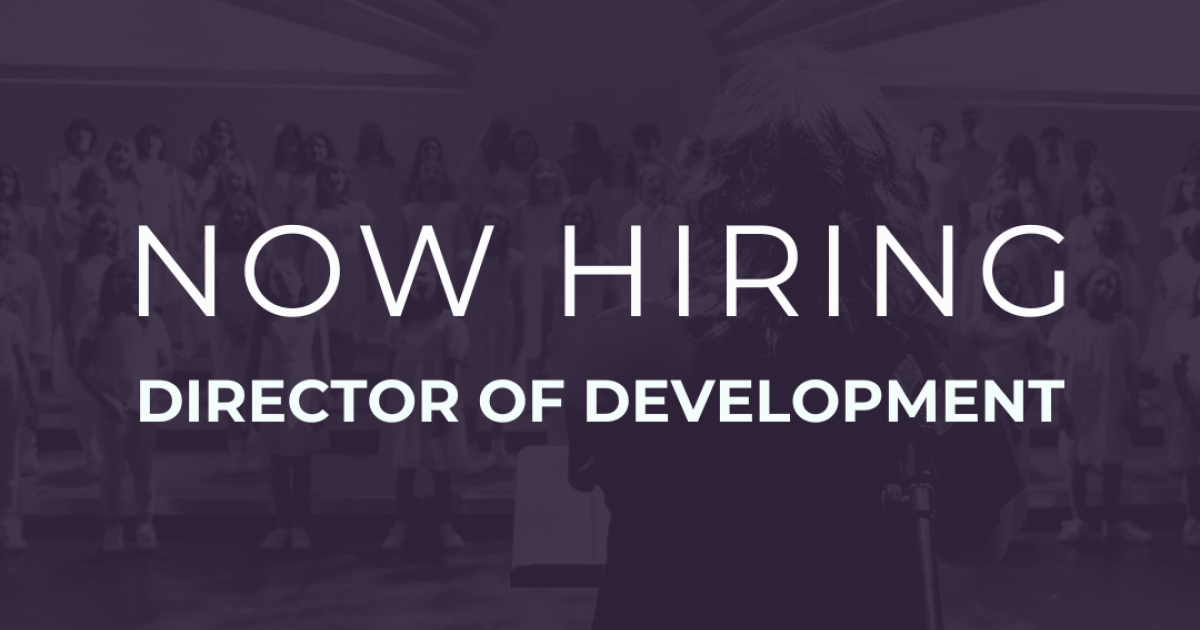 Link to Hiring Notice: Director of Development at The Youth Singers of Calgary