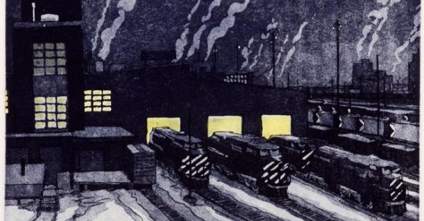 Link to Work of the Week: "Cold Night at the Yards" by Stan Phelps
