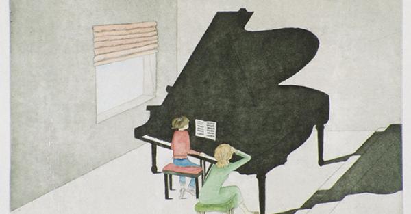 Link to Work of the Week: "Piano Lesson" by Vivian Herman