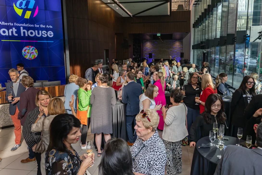 AFA art house opening September 10, 2025 - main floor lobby of The Edison building. Photo credit David Kotsibie.